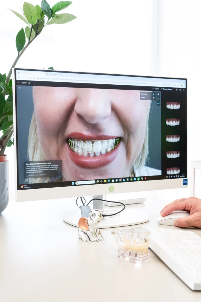 Foto: trattamento con scanner / laptop